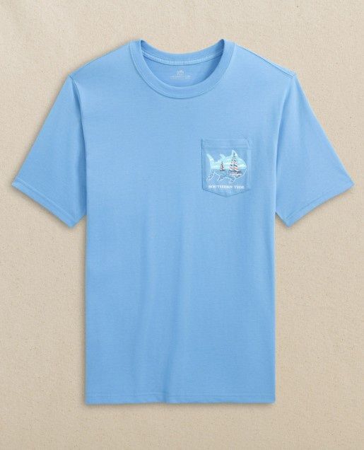 OCEAN CHANNEL M SS SAILBOAT SKIPJACK T-SHIRT
