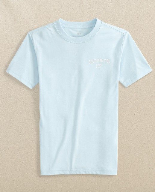DEWDROP BLUE YOUTH SS SAILFISH SWIM SJ FILL TEE