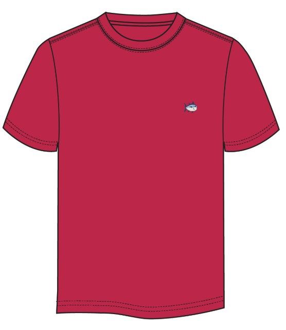 Grenadine Red YOUTH SS SJ Beach Tee