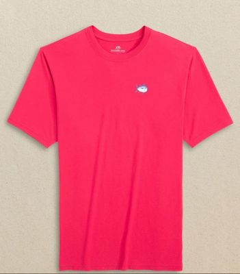GRENADINE RED M SS ST Trawler Tee
