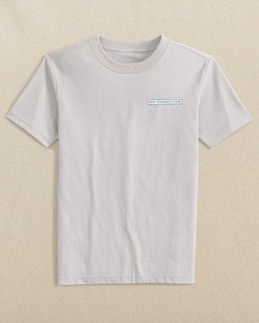 PLATINUM GREY YOUTH SS KICKING IT ATHLETICS TEE