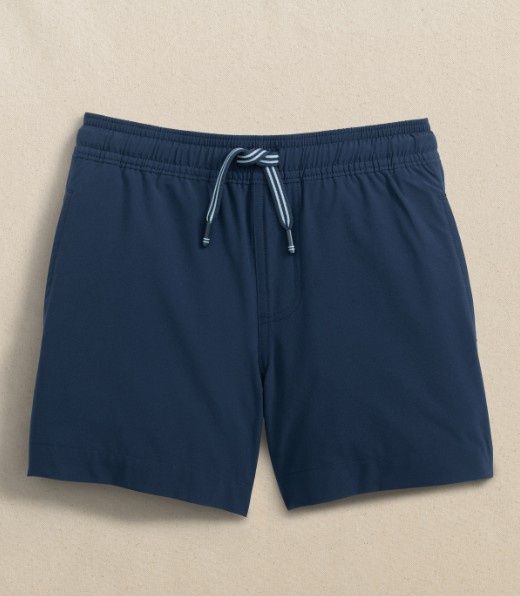 DRESS BLUE YOUTH SOLID MARITIME SWIM TRUNK