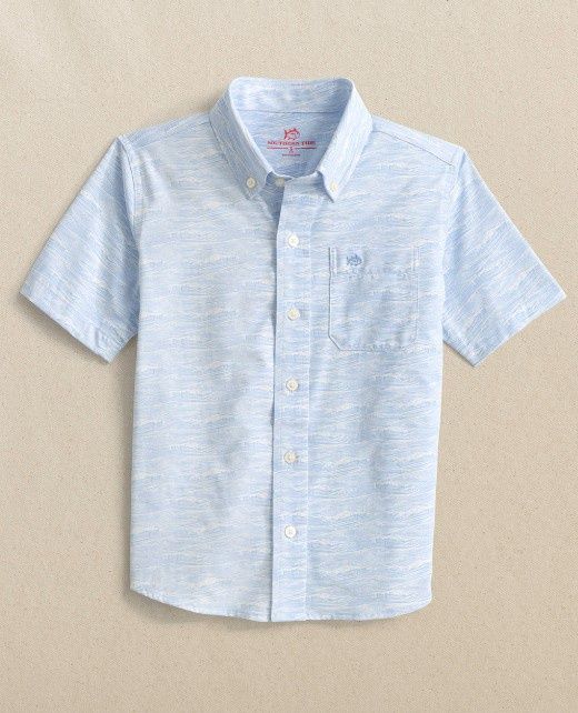 CERULEAN YOUTH SS IC GET IN SHIPSHAPE SPORTSHIRT