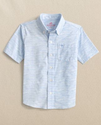 CERULEAN YOUTH SS IC GET IN SHIPSHAPE SPORTSHIRT