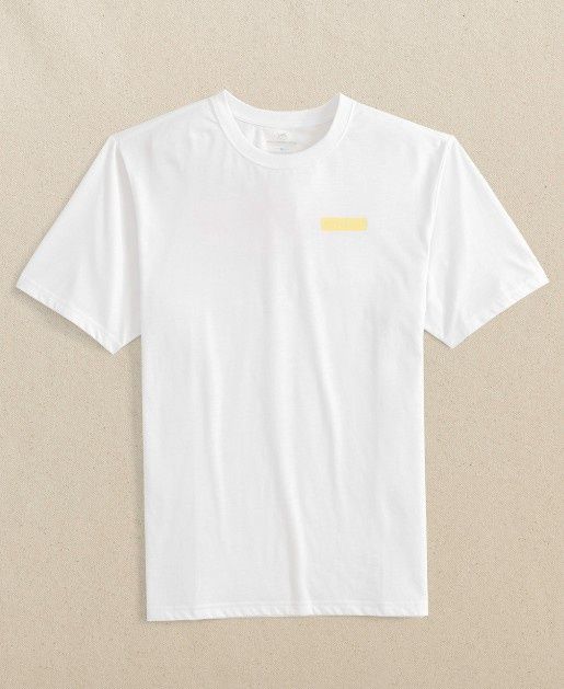 CLASSIC WHITE M SS SAILFISH CATCH FLAGS TEE