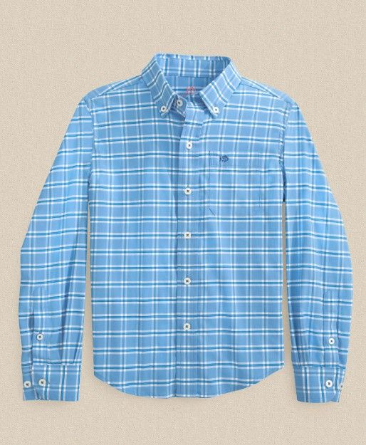 OCEAN CHANNEL YOUTH LS IC SOUTH BEACH PLAID