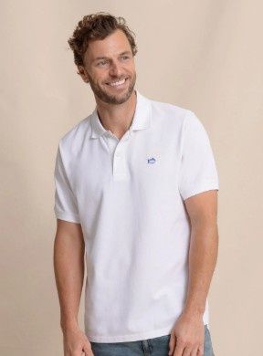 M SS SJ WHITE CLASSIC POLO