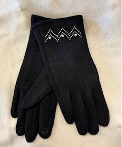 A24008 GLOVES, COLOR: BLACK