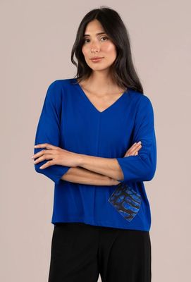 REVEL TOP PRINT POCKET