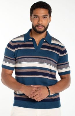 MEN'S S/S JOHNNY COLLAR KNIT SHIRT
