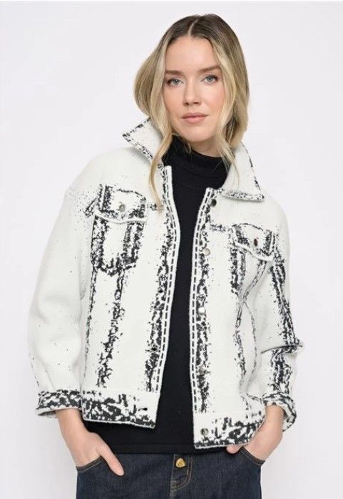 DENIM KNIT JKT