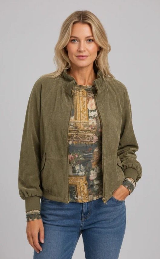 CINCH HEM BOMBER JACKET
