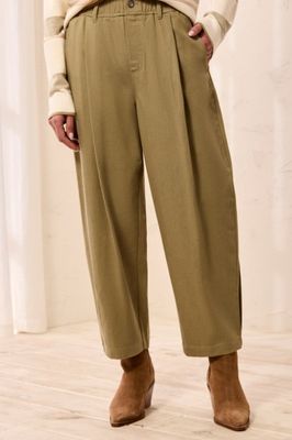 HIGH RISE PULL ON ANKLE PANT