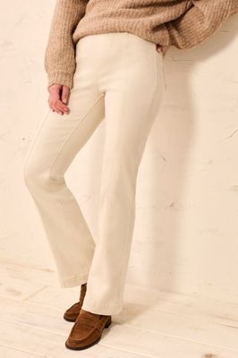 PULL ON PANT W/ FRT LEG SEAMS