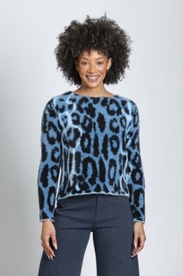 MIDNIGHT SAFARI LEOPARD SWEATER