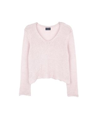 Maui Cropped Chunky V Cotton