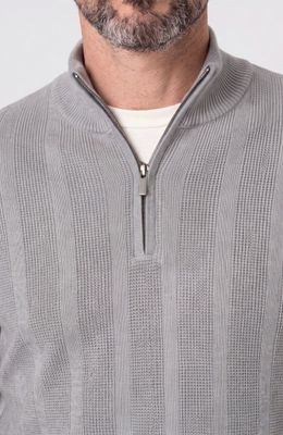 Men's l/s 1/4 zip sweater