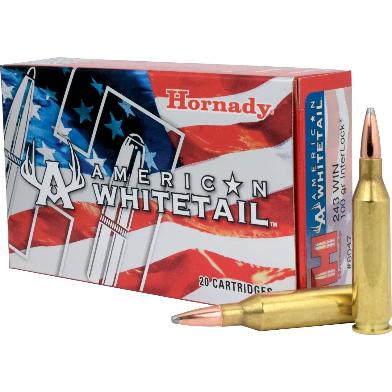 Hornady American Whitetail 243 Win 100GR BTSP INT