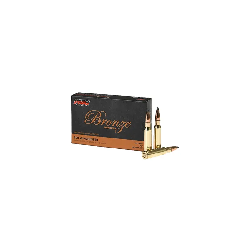 PMC Bronze 308 Win 150GR Pointed Soft Point
