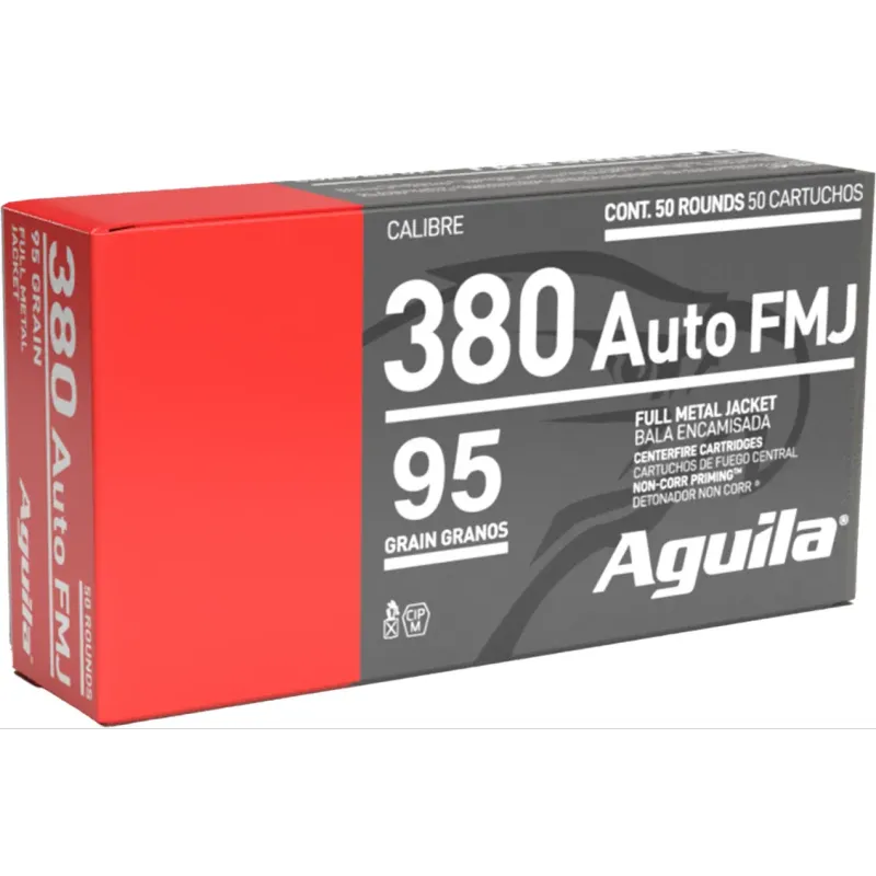 Aguila 380 Auto 95 Grain FMJ