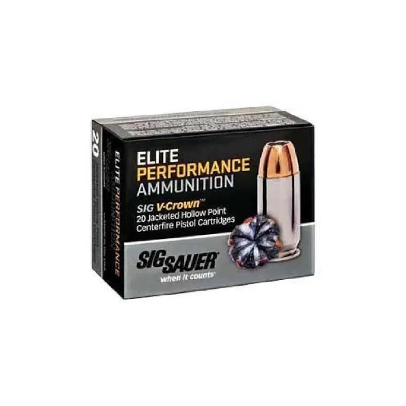 Sig Sauer Elite Performance V-Crown 380 90GR JHP