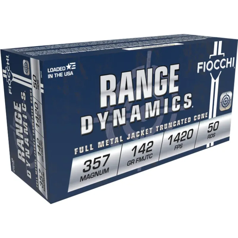 Fiocchi Range Dynamics 357 Mag 142 Grain FMJTC