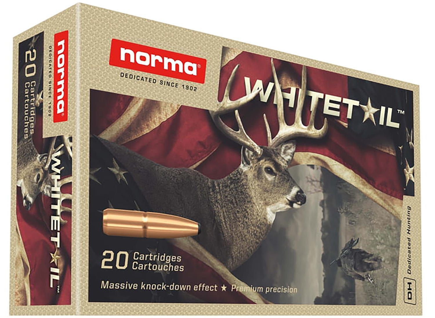 NORMA 30-06 SPFLD 150G PSP WHITETAIL
