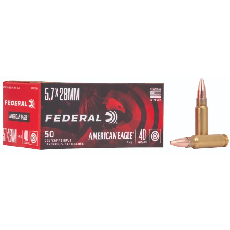 Federal American Eagle 5.7x28mm 40GR FMJ