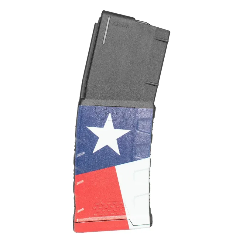 Mission First Tactical Extreme Duty 5.56 30-Rd Texas Flag Magazine