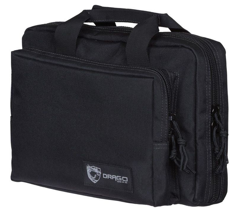 DRAGO PRO GEAR DOUBLE PISTOL CASE BLACK