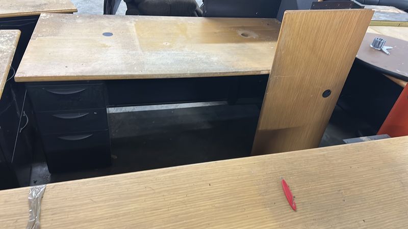 Wide Black desk
