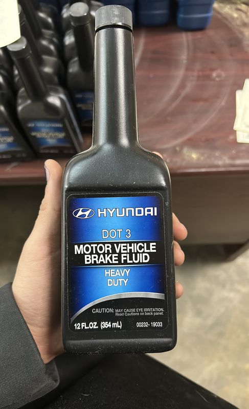 Hyundai Dot 3 Motor Vehicle Brake Fluid Heavy Duty