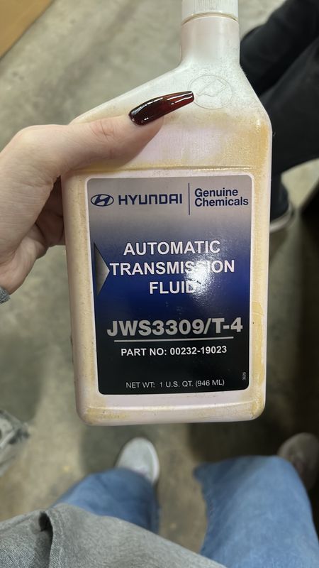 Hyundai automatic transmission fluid