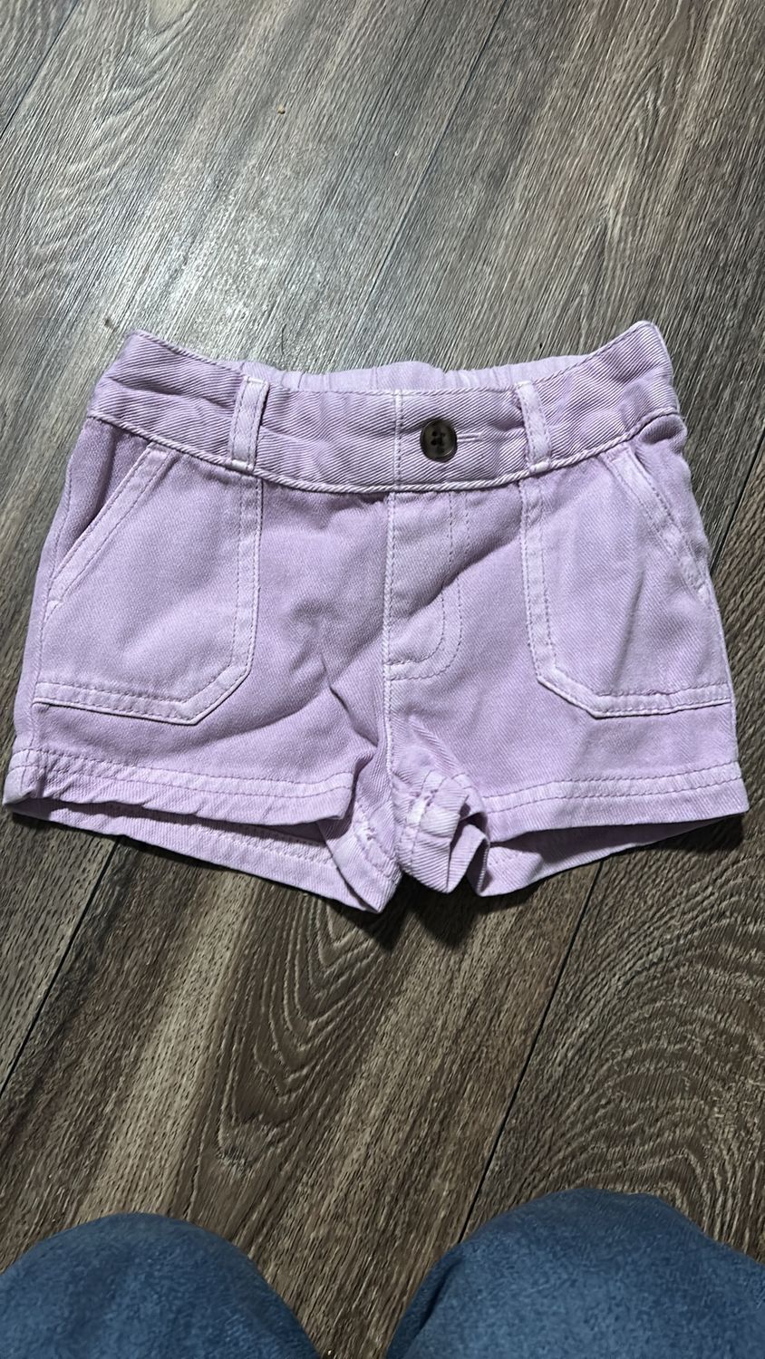 Baby size 12 month purple shorts