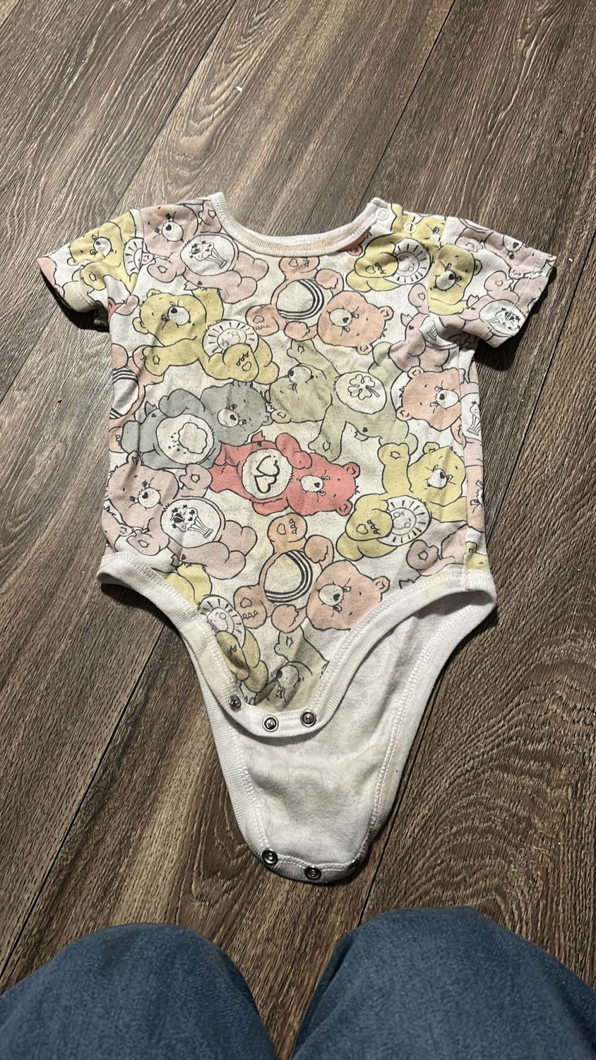Baby size 18 month care bear onesie