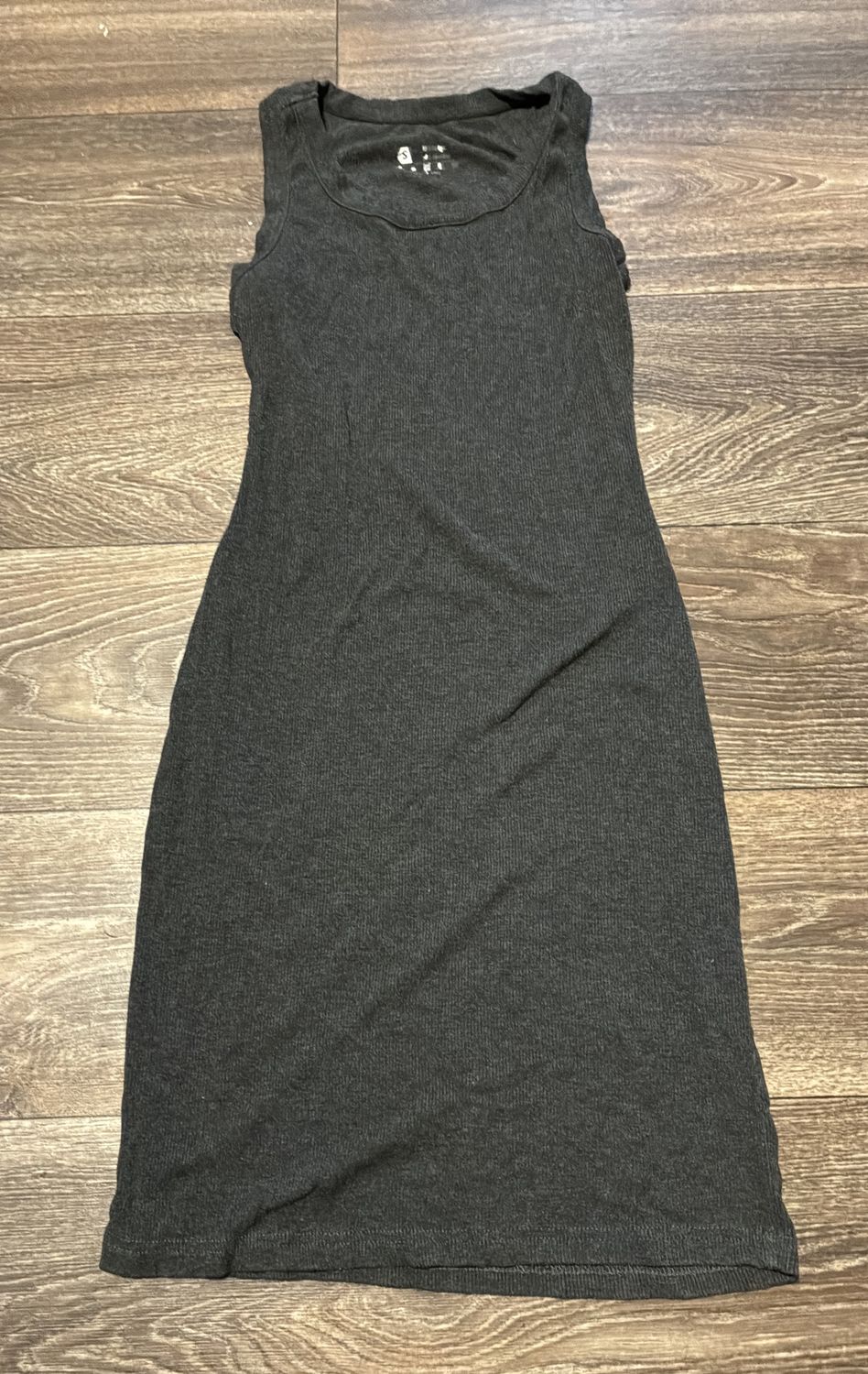 Dark Grey Sleeveless Dress