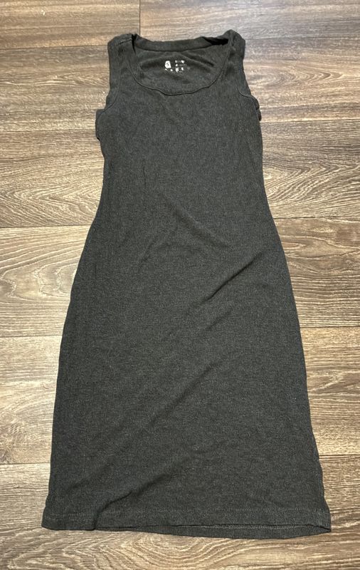 Dark Grey Sleeveless Dress