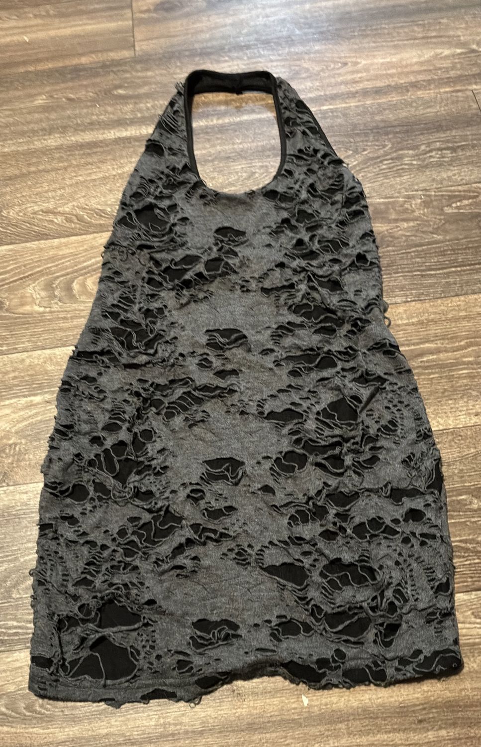 SHEIN Black and Grey Dress