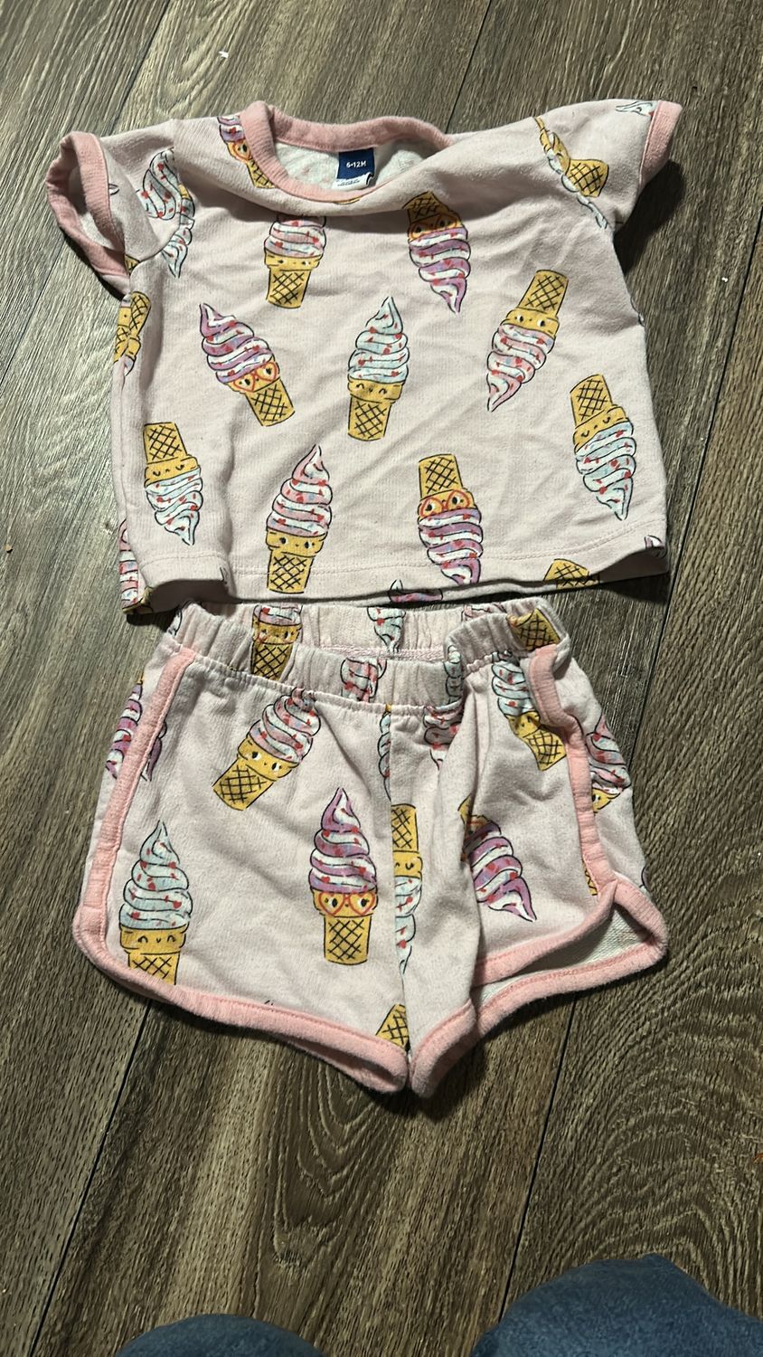 Baby size 6-12 month ice cream outfit