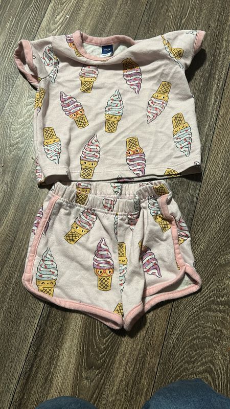 Baby size 6-12 month ice cream outfit