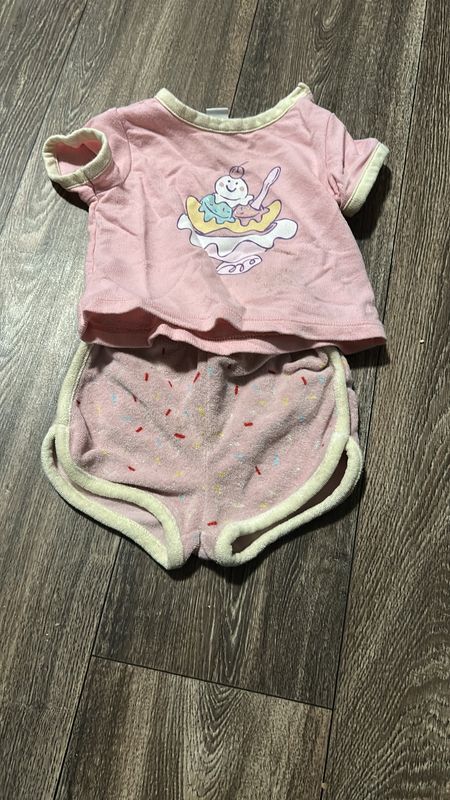 Baby size 3-6 month pink ice cream outfit