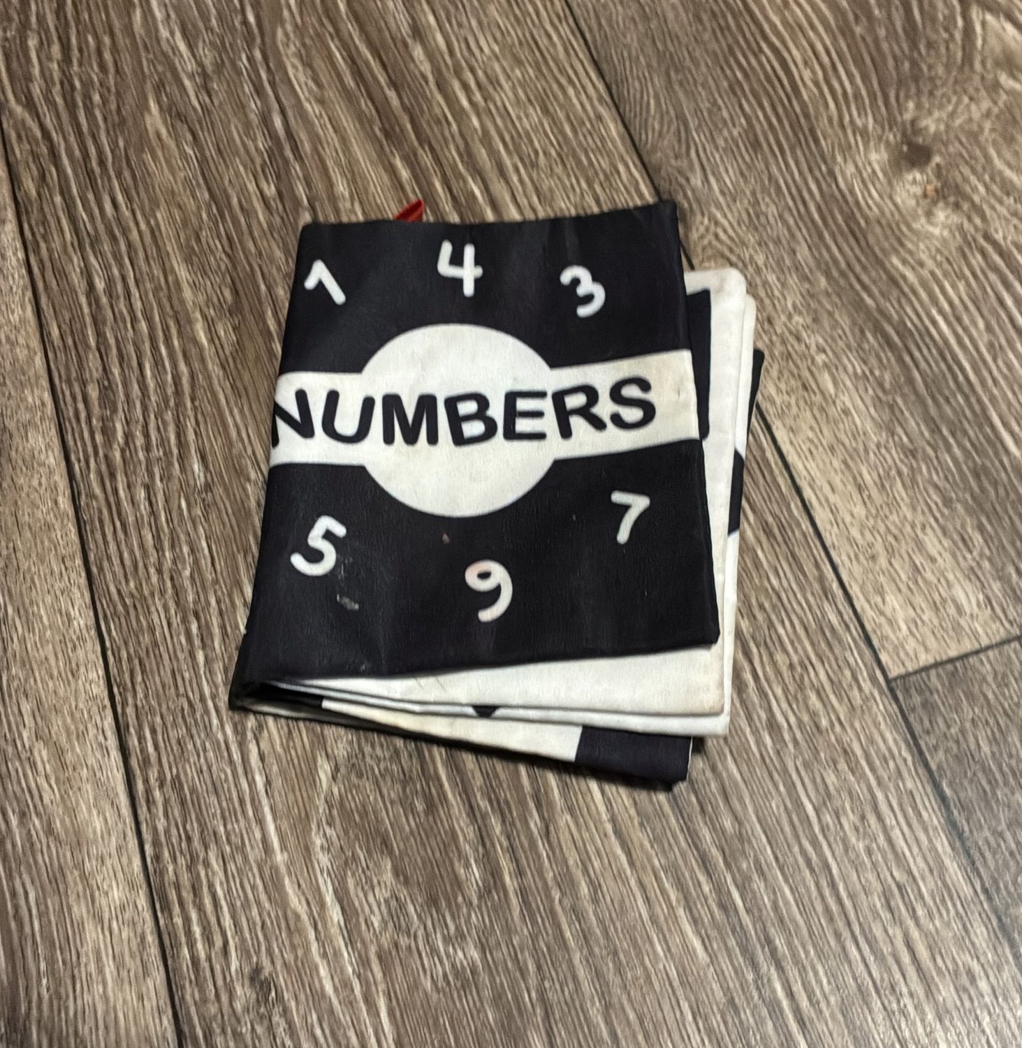 Numbers Sensory Baby Book