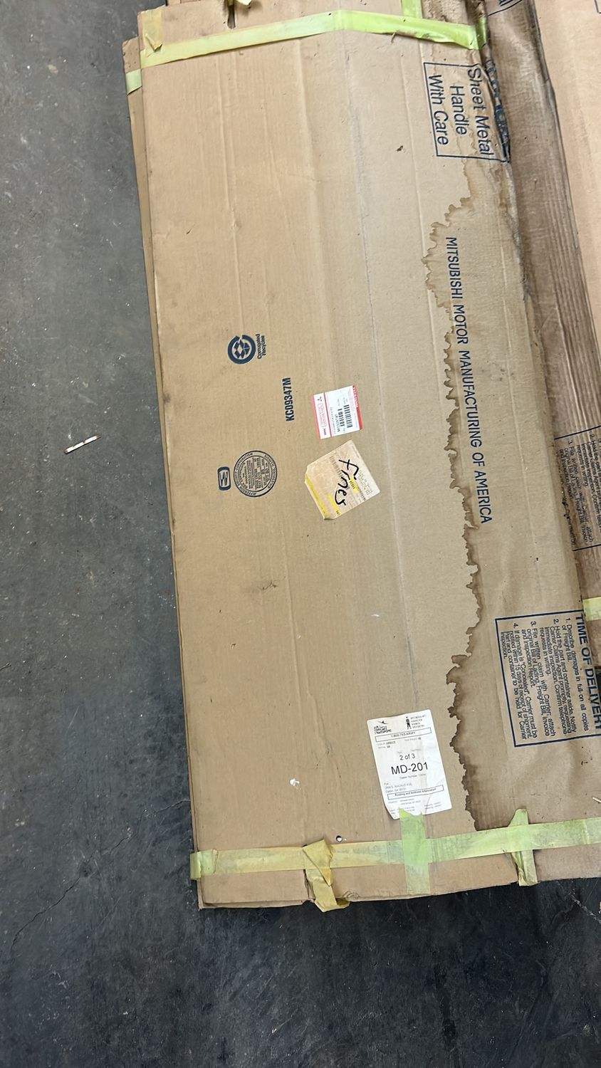 Mitsubishi outer panel for a front door MR325747