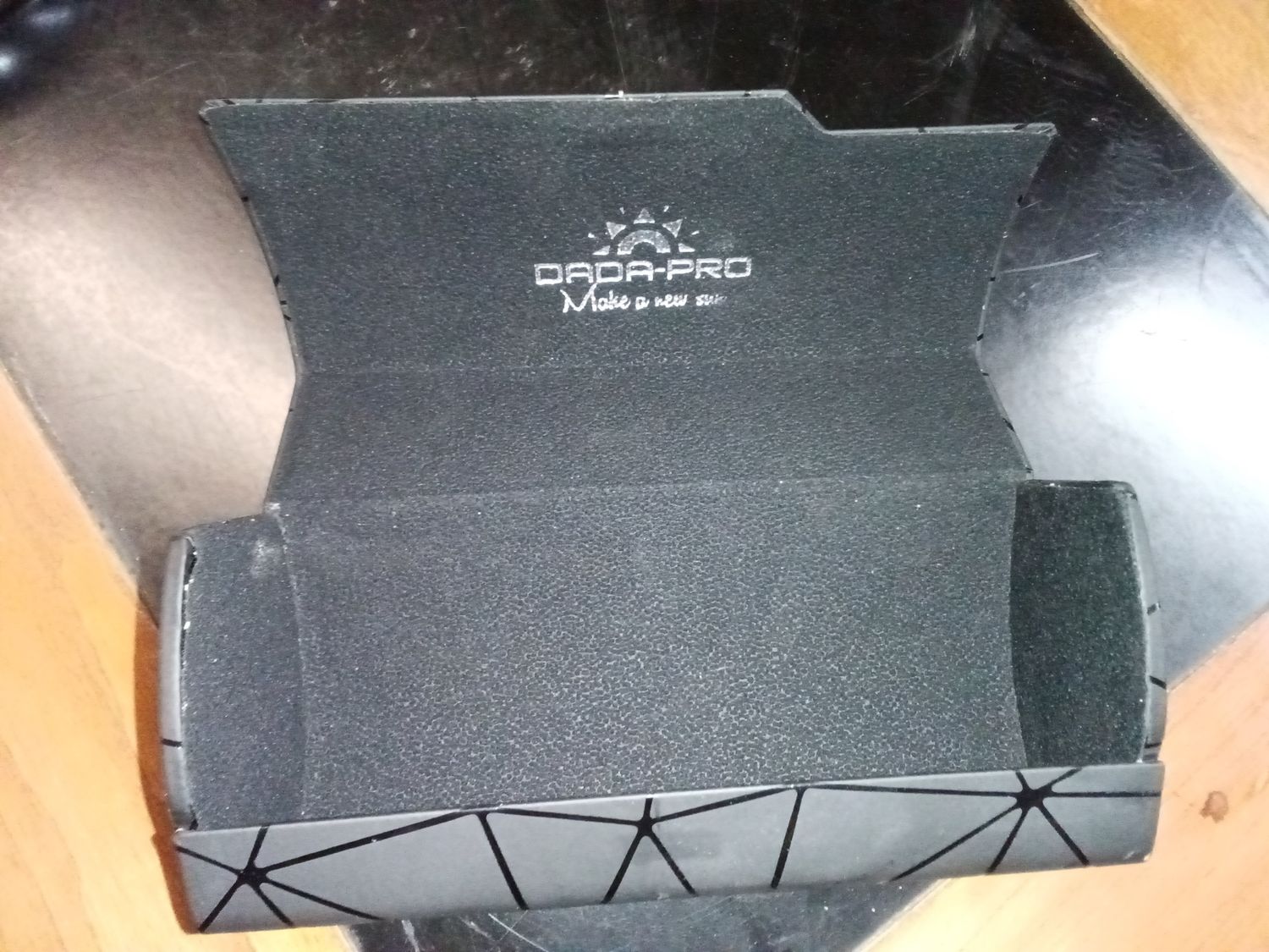 Black glasses case