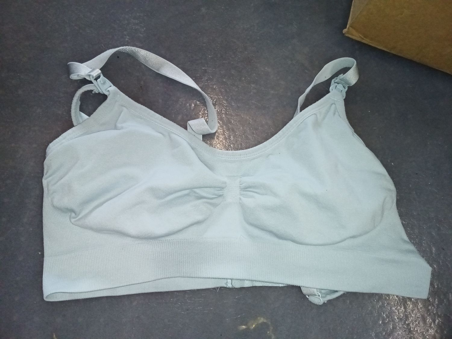 Light blue maternity bra size L