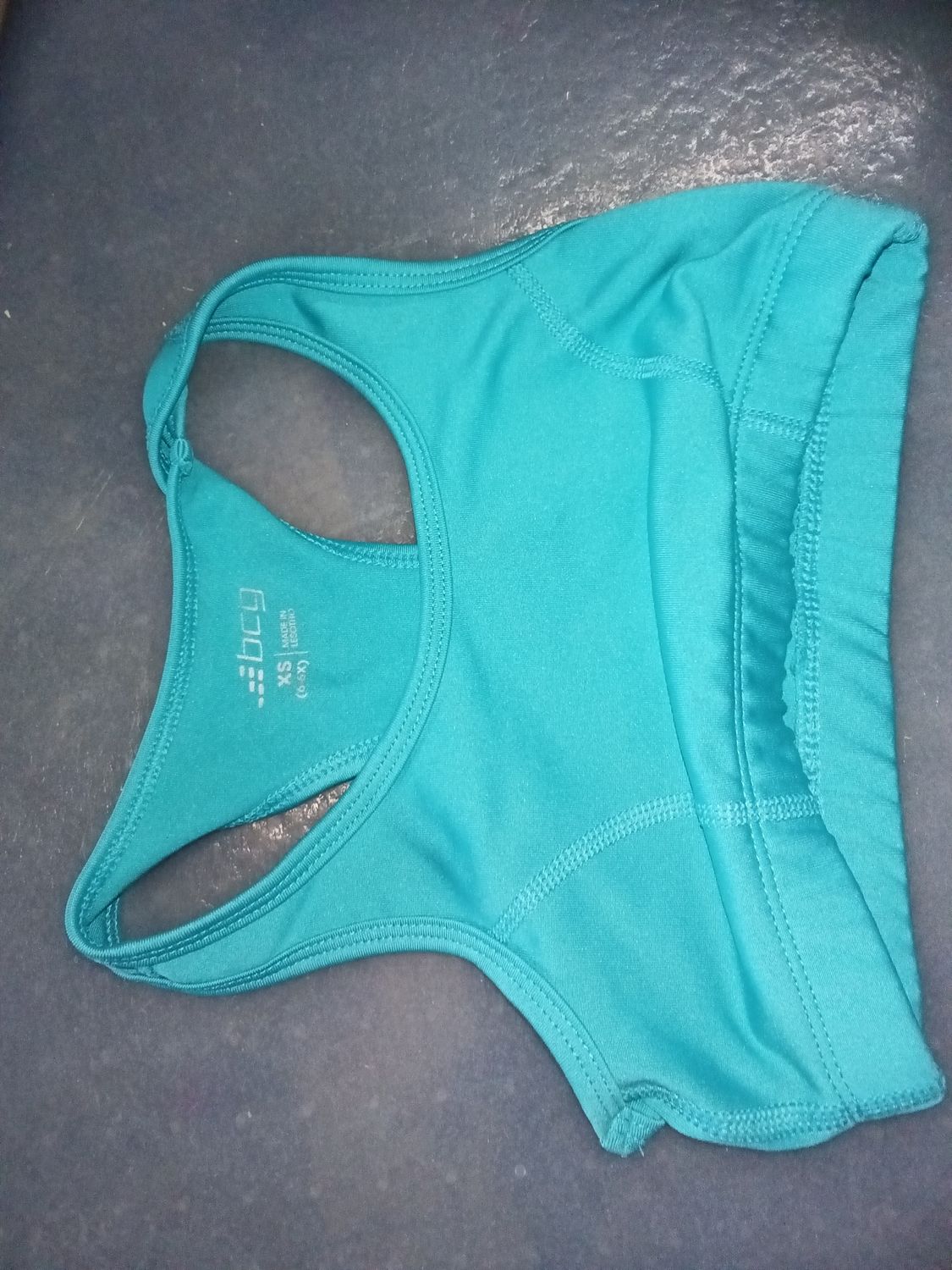 Teal BCG sports bra size XS