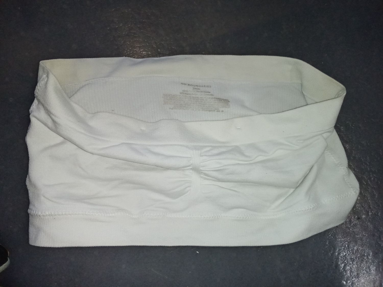 Strapless sports bra size small