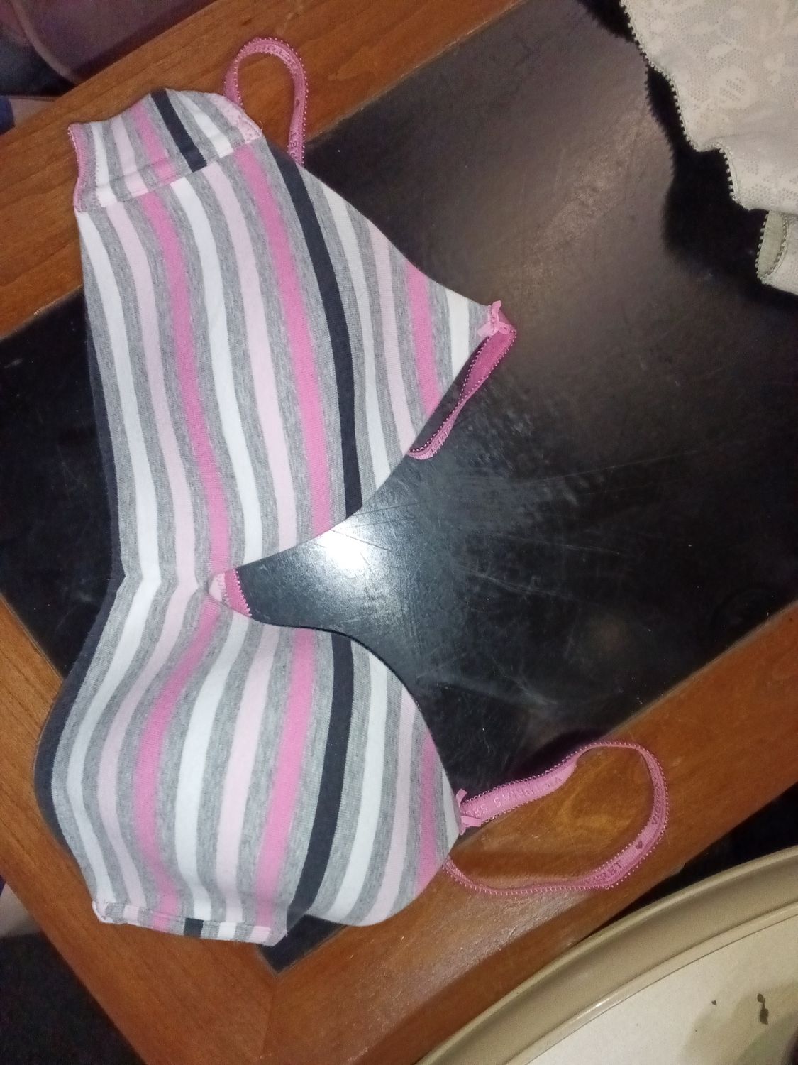 Victoria's Secret striped bra size 34C