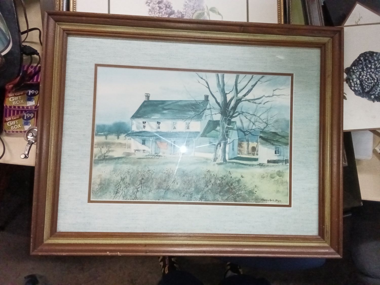 giclée reproduction of the painting "Open House" by the renowned American realist artist Andrew Wyeth