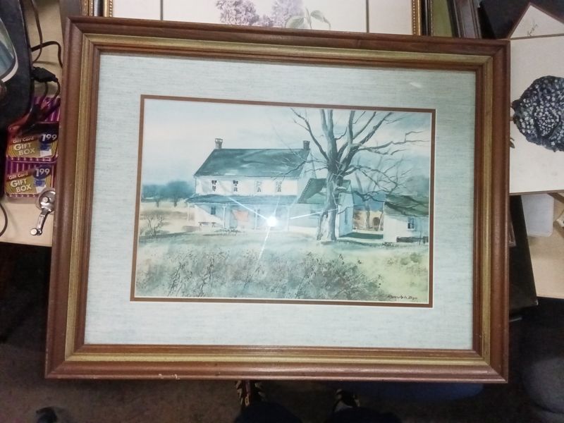 giclée reproduction of the painting "Open House" by the renowned American realist artist Andrew Wyeth